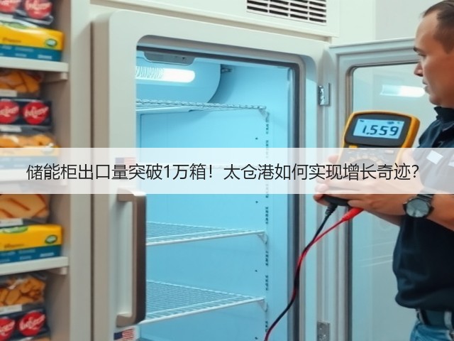 储能柜出口量突破1万箱！太仓港如何实现增长奇迹？(图2)