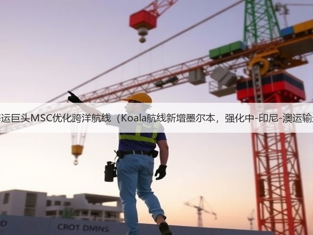 国际海运巨头MSC优化跨洋航线（Koala航线新增墨尔本，强化中-印尼-澳运输通道）(图2)