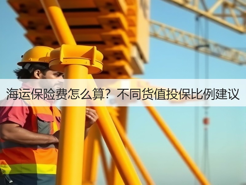 海运保险费怎么算?不同货值投保比例建议 海运保险费怎么算?不同货值投保比例建议