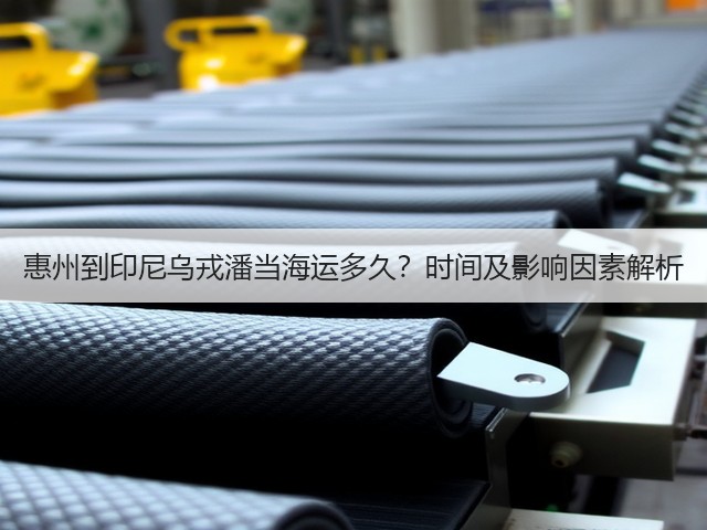惠州到印尼乌戎潘当海运多久?时间及影响因素解析(图2) 惠州到印尼乌戎潘当海运多久?时间及影响因素解析(图2)