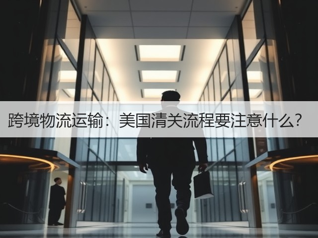跨境物流运输：美国清关流程要注意什么？(图1)
