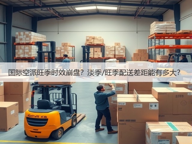 国际空派旺季时效崩盘?淡季/旺季配送差距能有多大?(图1) 国际空派旺季时效崩盘?淡季/旺季配送差距能有多大?(图1)