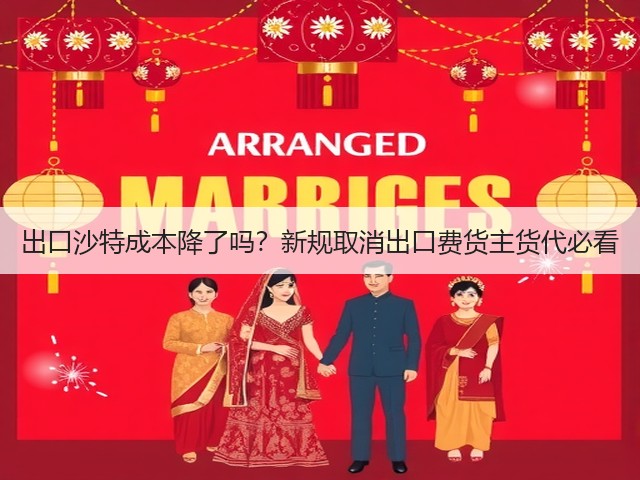 出口沙特成本降了吗?新规取消出口费货主货代必看(图2) 出口沙特成本降了吗?新规取消出口费货主货代必看(图2)