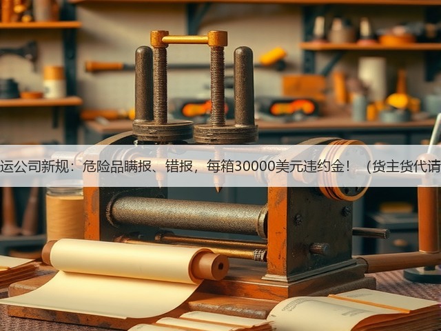 国际海运公司新规:危险品瞒报、错报,每箱30000美元违约金!(货主货代请注意)(图2) 国际海运公司新规:危险品瞒报、错报,每箱30000美元违约金!(货主货代请注意)(图2)