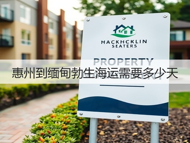 惠州到缅甸勃生海运需要多少天(图3) 惠州到缅甸勃生海运需要多少天(图3)