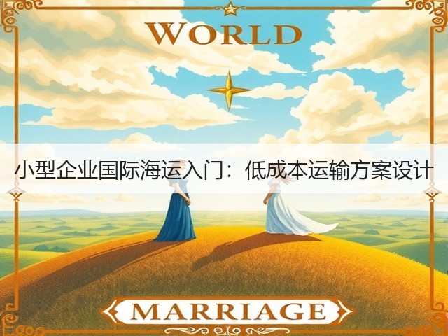 小型企业国际海运入门：低成本运输方案设计(图1)