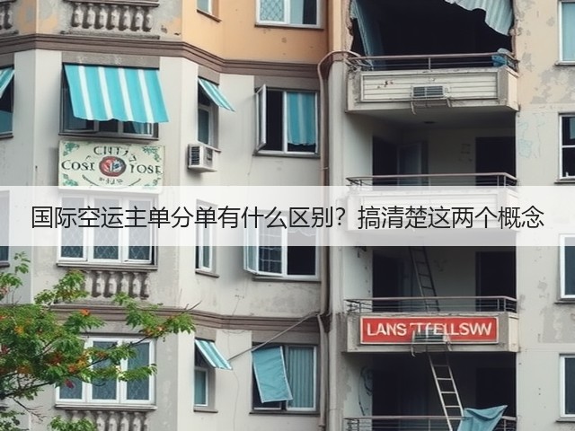 国际空运主单分单有什么区别?搞清楚这两个概念(图3) 国际空运主单分单有什么区别?搞清楚这两个概念(图3)