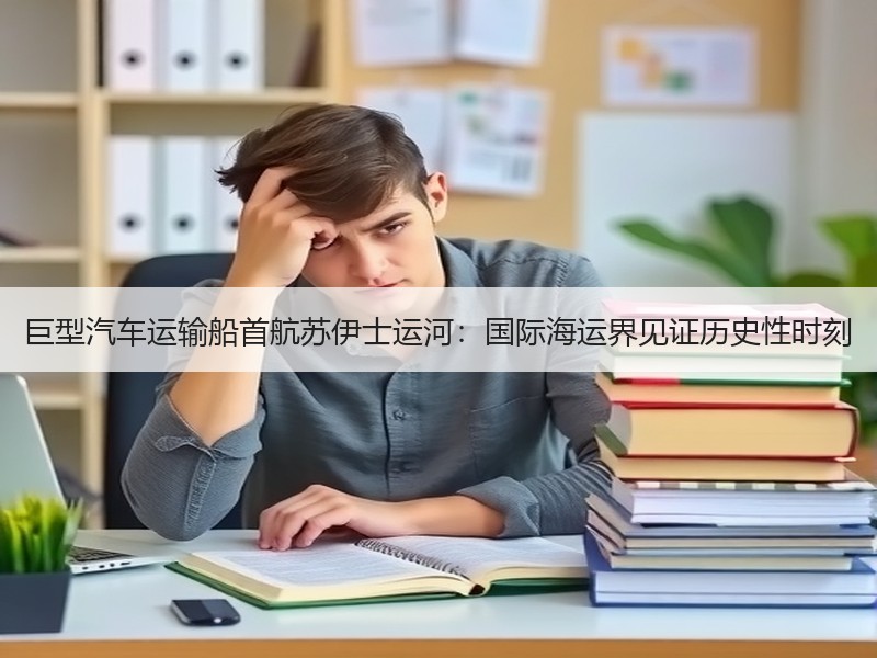 巨型汽车运输船首航苏伊士运河:国际海运界见证历史性时刻 巨型汽车运输船首航苏伊士运河:国际海运界见证历史性时刻