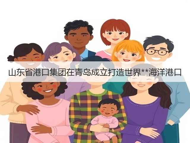 山东省港口集团在青岛成立打造世界**海洋港口(图1)
