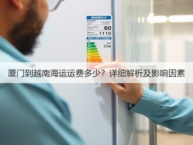 厦门到越南海运运费多少？详细解析及影响因素(图2)