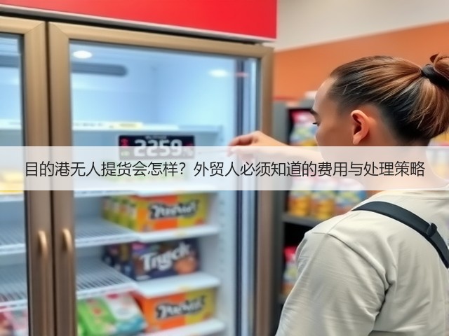 目的港无人提货会怎样?外贸人必须知道的费用与处理策略(图1) 目的港无人提货会怎样?外贸人必须知道的费用与处理策略(图1)