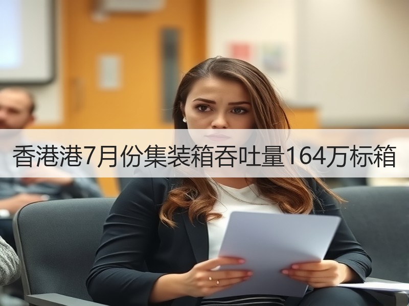 香港港7月份集装箱吞吐量164万标箱