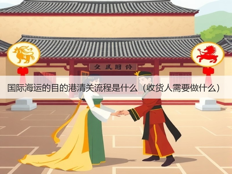 国际海运的目的港清关流程是什么（收货人需要做什么）
