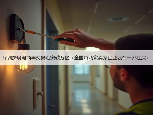 深圳跨境电商年交易额突破万亿(全国每两家卖家企业就有一家在深)(图2) 深圳跨境电商年交易额突破万亿(全国每两家卖家企业就有一家在深)(图2)