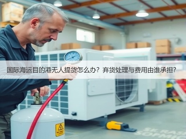 国际海运目的港无人提货怎么办？弃货处理与费用由谁承担？(图1)