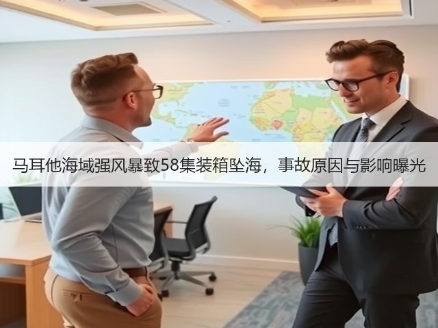 马耳他海域强风暴致58集装箱坠海,事故原因与影响曝光(图1) 马耳他海域强风暴致58集装箱坠海,事故原因与影响曝光(图1)