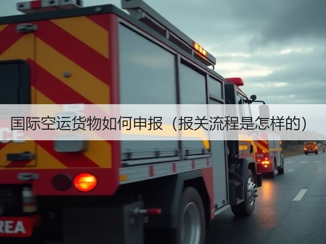 国际空运货物如何申报（报关流程是怎样的）(图3)