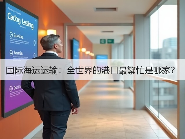国际海运运输：全世界的港口最繁忙是哪家？(图2)