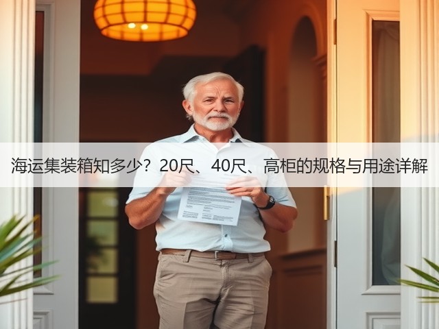 海运集装箱知多少?20尺、40尺、高柜的规格与用途详解(图2) 海运集装箱知多少?20尺、40尺、高柜的规格与用途详解(图2)