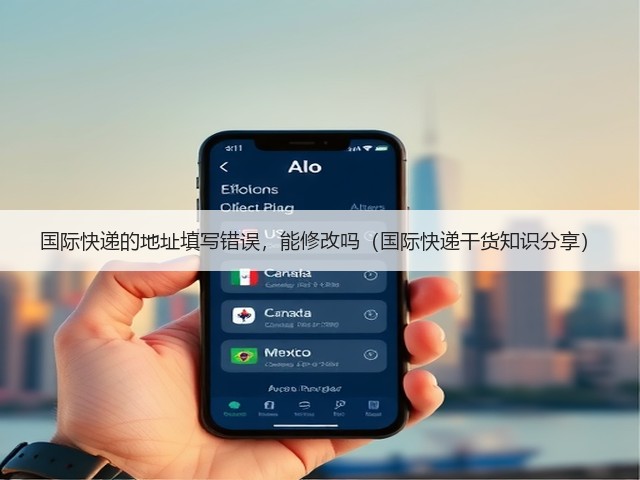 国际快递的地址填写错误,能修改吗(国际快递干货知识分享)(图3) 国际快递的地址填写错误,能修改吗(国际快递干货知识分享)(图3)