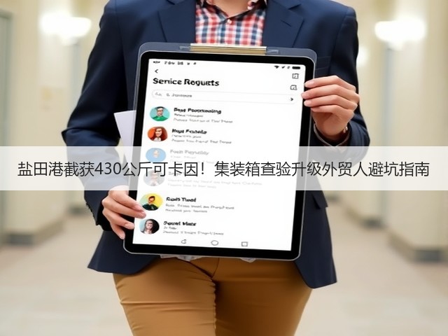 盐田港截获430公斤可卡因!集装箱查验升级外贸人避坑指南(图3) 盐田港截获430公斤可卡因!集装箱查验升级外贸人避坑指南(图3)