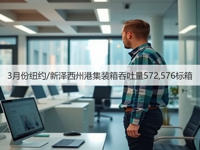 3月份纽约/新泽西州港集装箱吞吐量572,576标箱