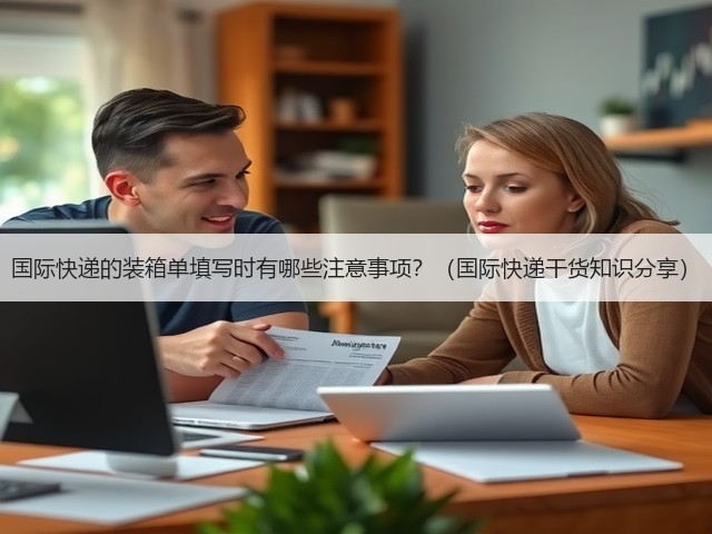 国际快递的装箱单填写时有哪些注意事项?(国际快递干货知识分享)(图2) 国际快递的装箱单填写时有哪些注意事项?(国际快递干货知识分享)(图2)