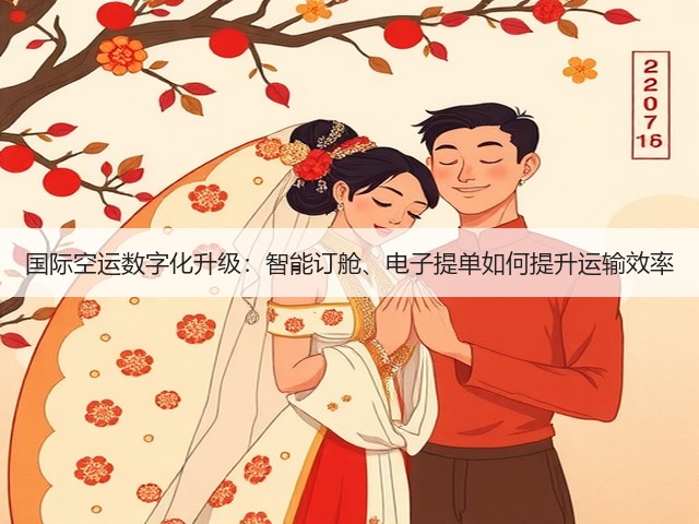 国际空运数字化升级:智能订舱、电子提单如何提升运输效率(图2) 国际空运数字化升级:智能订舱、电子提单如何提升运输效率(图2)