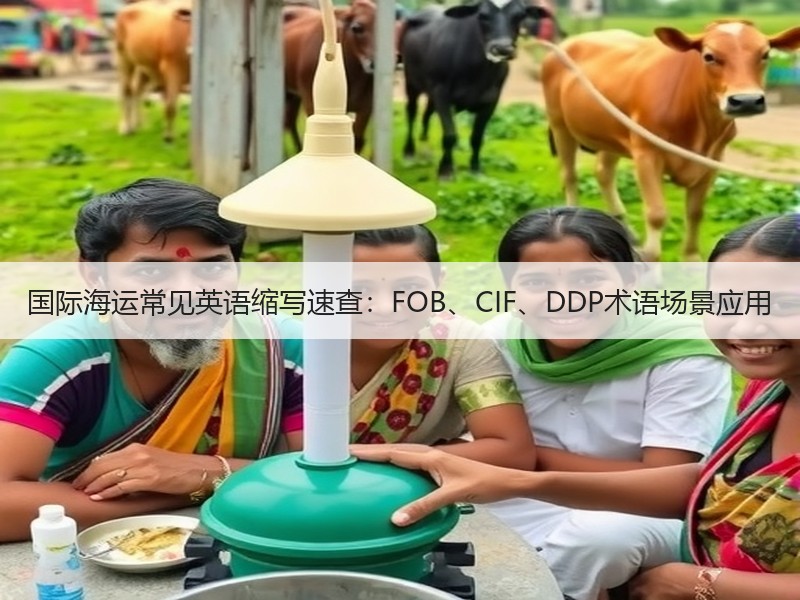 国际海运常见英语缩写速查：FOB、CIF、DDP术语场景应用