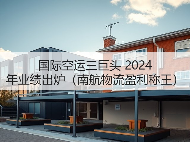 国际空运三巨头 2024 年业绩出炉(南航物流盈利称王)(图1) 国际空运三巨头 2024 年业绩出炉(南航物流盈利称王)(图1)