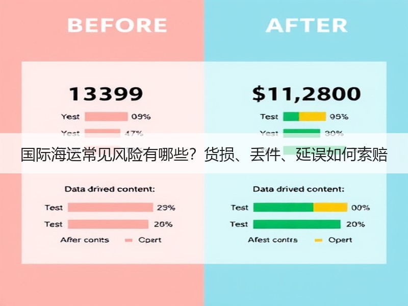 国际海运常见风险有哪些？货损、丢件、延误如何索赔