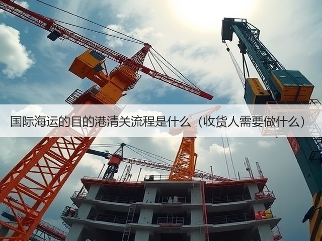 国际海运的目的港清关流程是什么(收货人需要做什么)(图2) 国际海运的目的港清关流程是什么(收货人需要做什么)(图2)