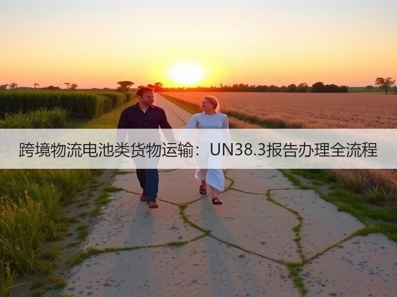跨境物流电池类货物运输:UN38.3报告办理全流程 跨境物流电池类货物运输:UN38.3报告办理全流程