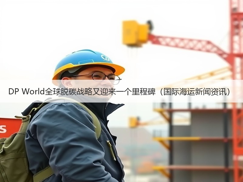 DP World全球脱碳战略又迎来一个里程碑(国际海运新闻资讯) DP World全球脱碳战略又迎来一个里程碑(国际海运新闻资讯)