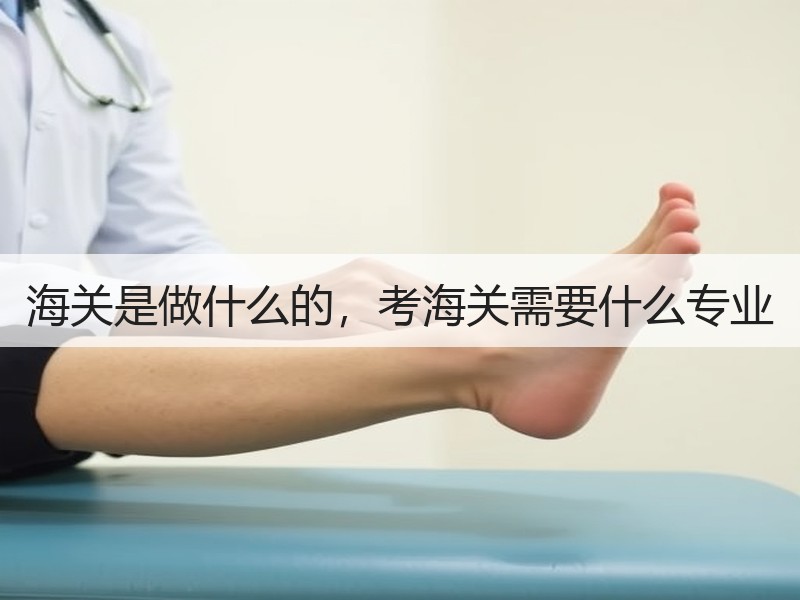 海关是做什么的，考海关需要什么专业