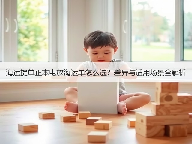 海运提单正本电放海运单怎么选?差异与适用场景全解析(图1) 海运提单正本电放海运单怎么选?差异与适用场景全解析(图1)
