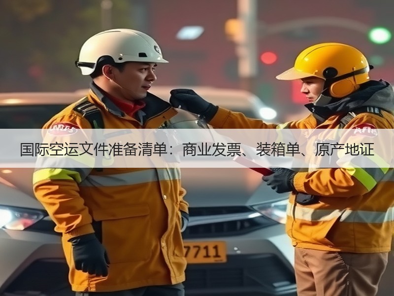 国际空运文件准备清单：商业发票、装箱单、原产地证