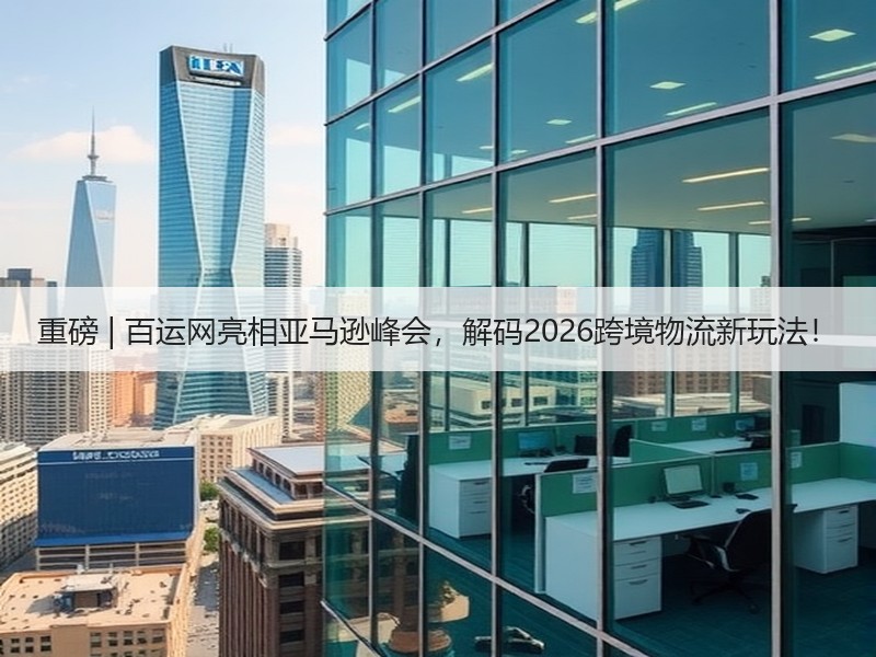 重磅 | 百运网亮相亚马逊峰会,解码2026跨境物流新玩法! 重磅 | 百运网亮相亚马逊峰会,解码2026跨境物流新玩法!