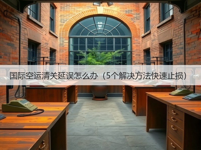 国际空运清关延误怎么办（5个解决方法快速止损）