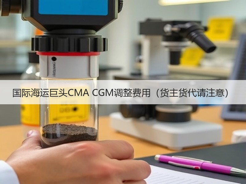 国际海运巨头CMA CGM调整费用(货主货代请注意) 国际海运巨头CMA CGM调整费用(货主货代请注意)