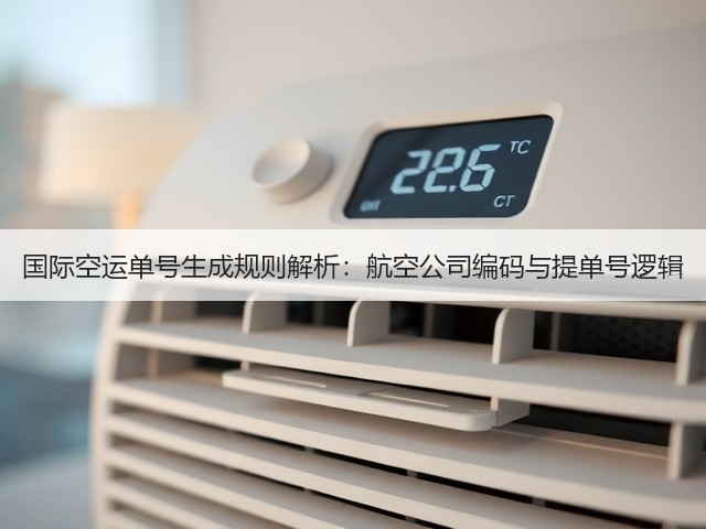 国际空运单号生成规则解析:航空公司编码与提单号逻辑(图1) 国际空运单号生成规则解析:航空公司编码与提单号逻辑(图1)