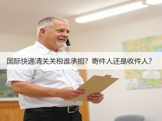 国际快递清关关税谁承担?寄件人还是收件人?(图2) 国际快递清关关税谁承担?寄件人还是收件人?(图2)