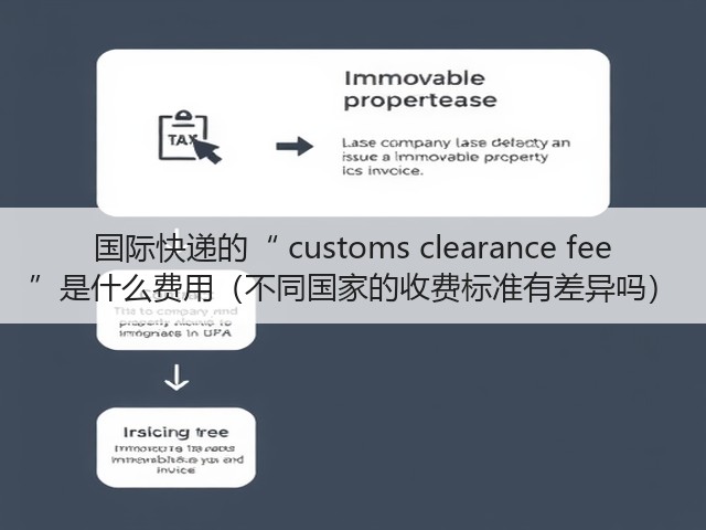 国际快递的“ customs clearance fee ”是什么费用(不同国家的收费标准有差异吗)(图1) 国际快递的“ customs clearance fee ”是什么费用(不同国家的收费标准有差异吗)(图1)