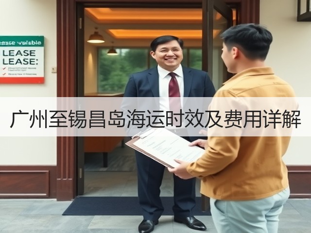 广州至锡昌岛海运时效及费用详解(图1) 广州至锡昌岛海运时效及费用详解(图1)