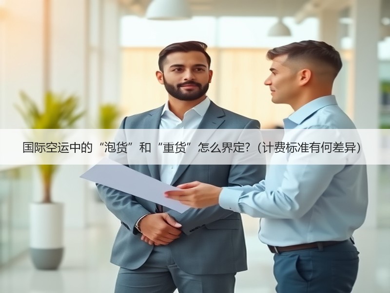 国际空运中的“泡货”和“重货”怎么界定?（计费标准有何差异）