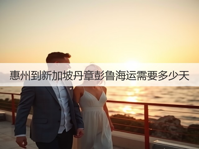 惠州到新加坡丹章彭鲁海运需要多少天(图3) 惠州到新加坡丹章彭鲁海运需要多少天(图3)
