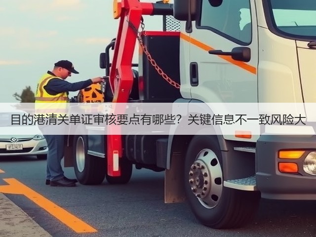 目的港清关单证审核要点有哪些?关键信息不一致风险大(图2) 目的港清关单证审核要点有哪些?关键信息不一致风险大(图2)