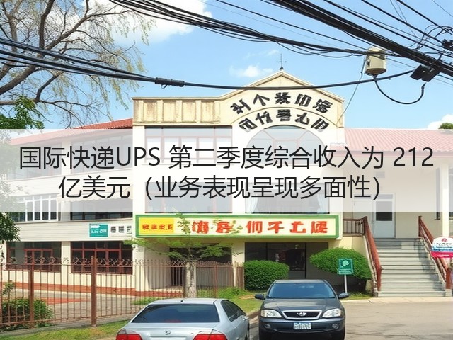 国际快递UPS 第二季度综合收入为 212 亿美元(业务表现呈现多面性)(图3) 国际快递UPS 第二季度综合收入为 212 亿美元(业务表现呈现多面性)(图3)