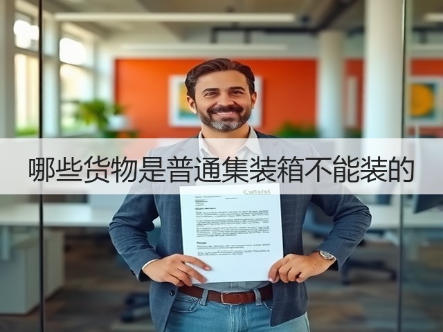 哪些货物是普通集装箱不能装的(图2) 哪些货物是普通集装箱不能装的(图2)
