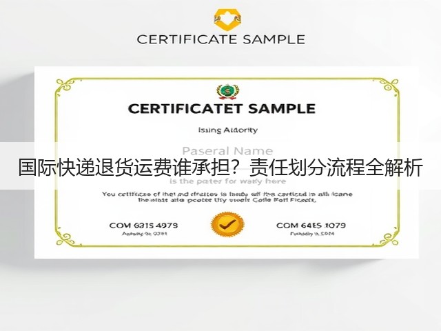国际快递退货运费谁承担?责任划分流程全解析(图3) 国际快递退货运费谁承担?责任划分流程全解析(图3)
